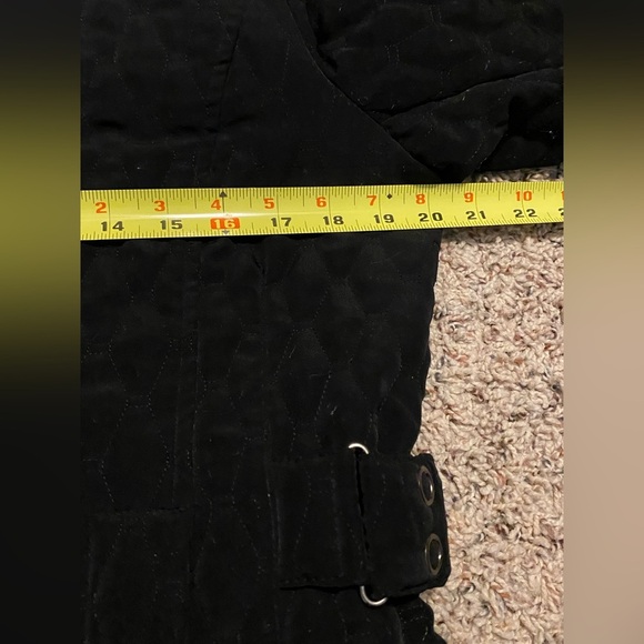 Gallery Womens Lined Midweight Quilted Jacket, Black, Size Large - Picture 5 of 6